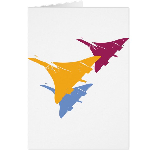 Retro Concorde Jet Aeroplane Aviation Flight (Front)