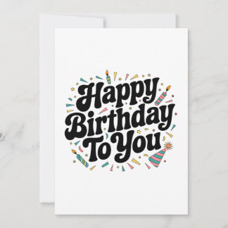 Retro Confetti Birthday