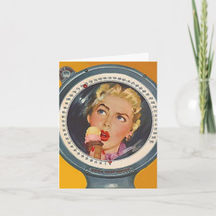 Retro Congratulations Weight Goal Achieved Card