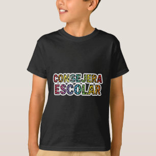 Retro Consejera Escolar Leopard Guidance Counsello T-Shirt