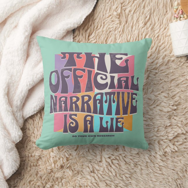 Retro Conspiracy Theory Cushion (Blanket)