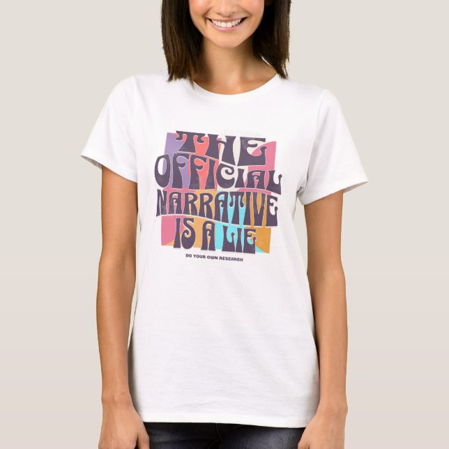 Retro Conspiracy Theory T-Shirt (Front)