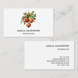 Retro Cool Christmas Tree Decorations Business Card