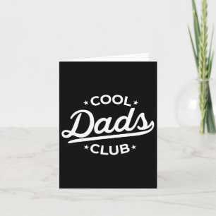 Retro Cool Dads Club Funny Dad Pocket Fathers Day Card