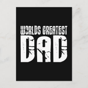 Retro Cool Dads : World's Greatest Dad Postcard