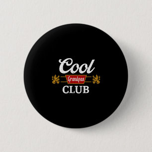Retro Cool Grandpas Club Family Matching Father's  6 Cm Round Badge