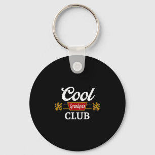 Retro Cool Grandpas Club Family Matching Father's  Key Ring