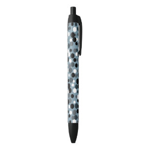 Retro Cool Grey Dots Writing Pens Gift