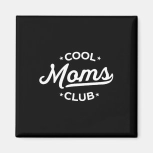 Retro Cool Moms Club Family Funny Mum Pocket Mothe Magnet