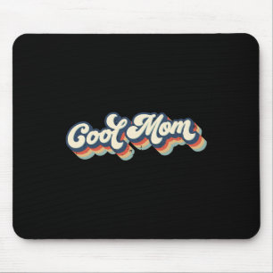 Retro Cool Moms Club Mum Life Funny Mothers Day Mouse Pad
