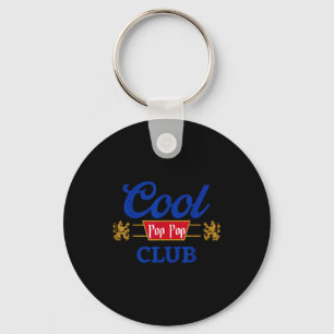 Retro Cool P P Club Family Matching Father's Day F Key Ring