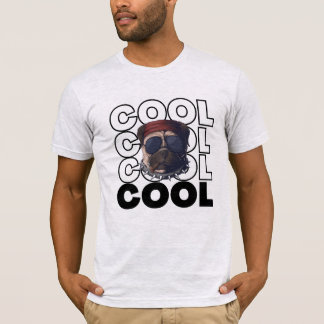 Retro Cool Pug Dog Lover Graphic Tee