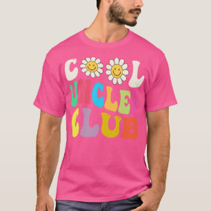 Retro Cool Uncles Club Smile Face Funny New Uncle T-Shirt