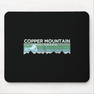 Retro Copper Mountain Mouse Pad