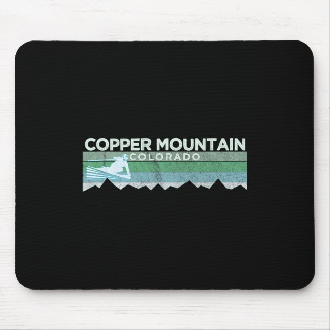 Retro Copper Mountain  Mouse Pad (Front)
