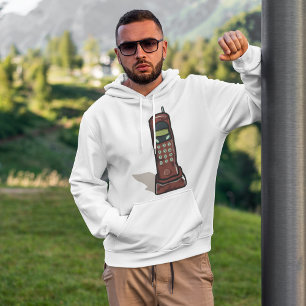 Retro Cordless Phone Vintage 90s Hoodie
