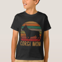 Retro Corgi Mum Gift Dog Mother Pet Welsh Corgi Ma