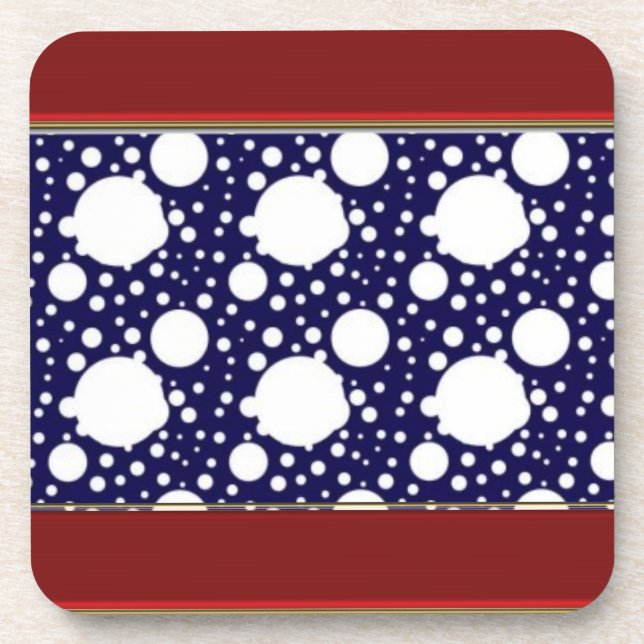 Retro Cork Coasters (Front)