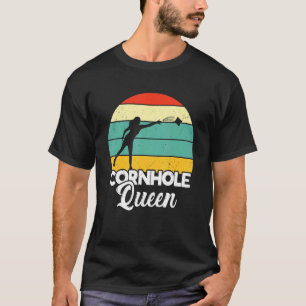 Retro Corn Hole Game Cornhole Set Cornhole Bean Ba T-Shirt