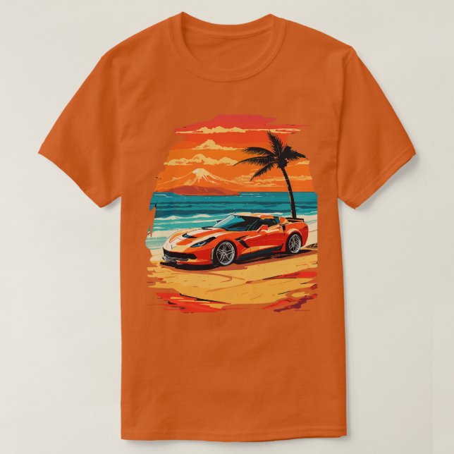 Retro Corvette T-Shirt (Design Front)
