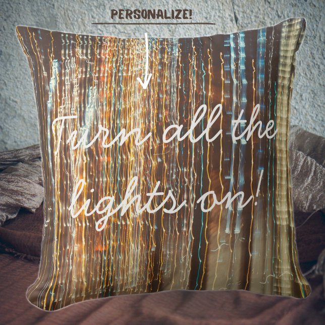 Retro cosmic lights cushion (Creator Uploaded)