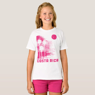 Retro Costa Rica Beach Surfing Wave Vintage T-Shirt