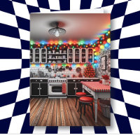 Retro Cottage Kitsch Kitchen Christmas