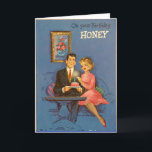 RETRO COUPLE BIRTHDAY CARD FOR HUSBAND<br><div class="desc">RETRO BIRTHDAY CARD FOR HUSBAND.</div>