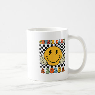 Retro Cousin Camp 2025 Family Vacation Summer Camp Coffee Mug