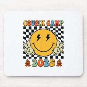 Retro Cousin Camp 2025 Family Vacation Summer Camp Mouse Pad