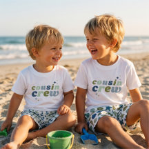 Retro Cousin Crew | Matching Kids