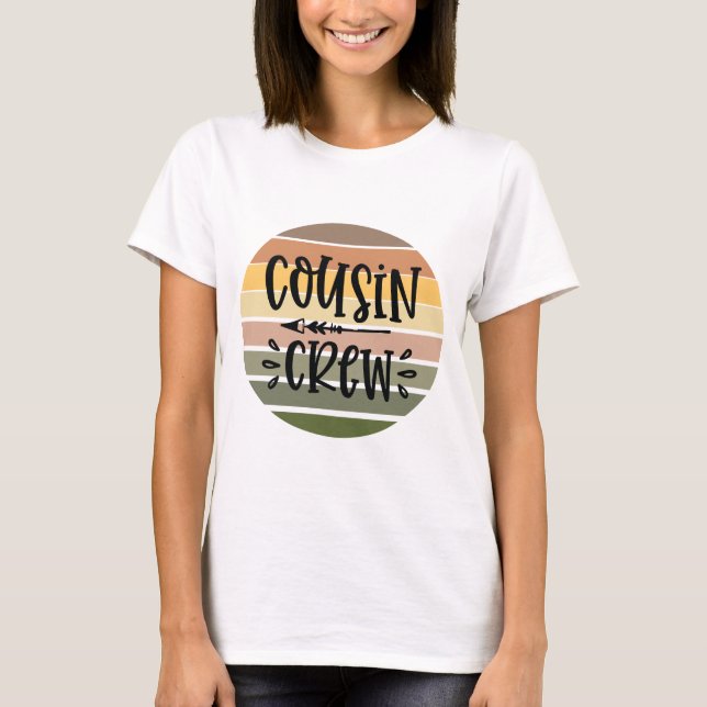 Retro Cousin Crew T-Shirt (Front)