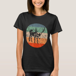 Retro Cow Silhouette - Cattle Farmer Vintage T-Shirt