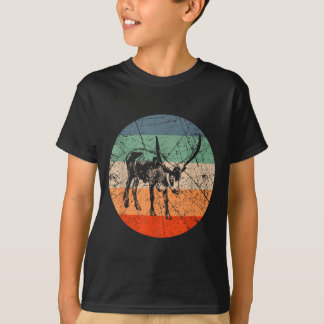 Retro Cow Silhouette - Cattle Farmer Vintage T-Shirt