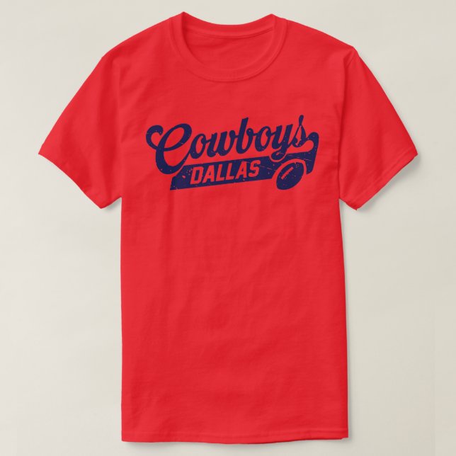 Retro Cowboys Dallas  TShirt (Design Front)