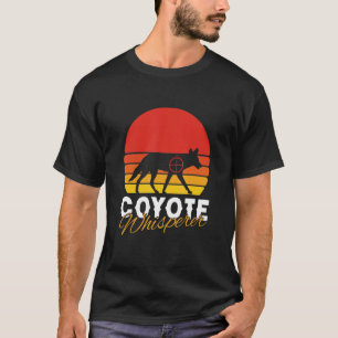 Retro Coyote Whisperer Coyote Hunting Yote Coyote  T-Shirt