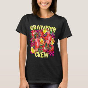 Retro Crawfish Crew Cajun Boil Season For Men Wome T-Shirt