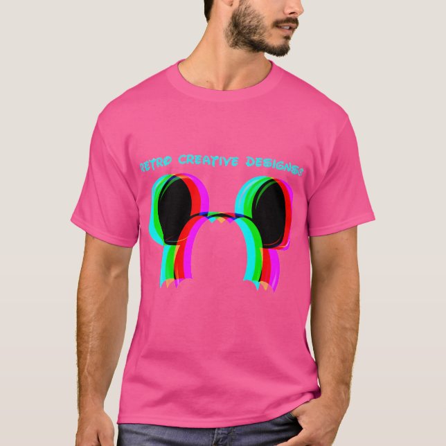 Retro Creative Designs ® Cool. Colourfull. Modern  T-Shirt (Front)