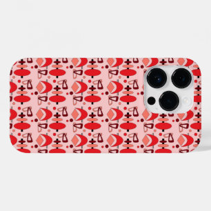 Retro Crescent Totem Shapes Case-Mate iPhone 14 Pro Case