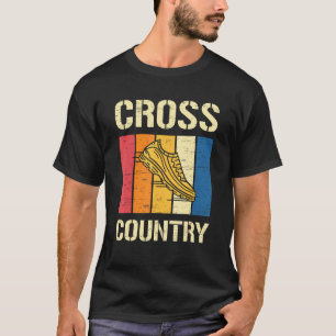 Retro Cross Country Running Running Sport Cardio W T-Shirt
