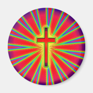 RETRO CROSS MAGNET