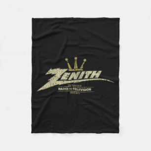 Retro Crown Clic Vintage Funny Quote Zenith  Fleece Blanket