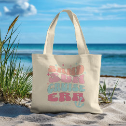 Retro Cruise Era Large Tote Bag