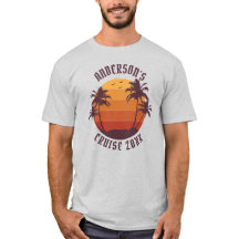 Retro cruise family trip custom name reunion