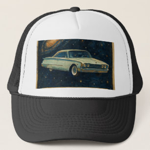 Retro Cruiser in Deep Space  Trucker Hat