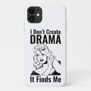 Retro Crying Woman Drama iPhone case