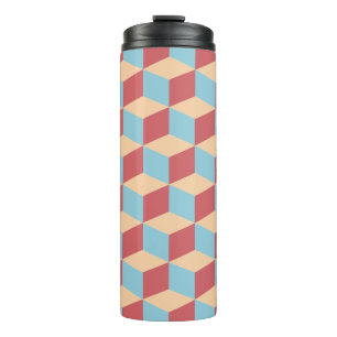 Retro Cubes Thermal Tumbler