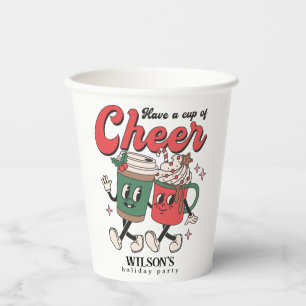Retro Cup of Cheer Hot Chocolate Holiday