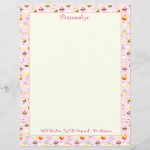 Retro Cupcakes Bakery Dessert Personalise