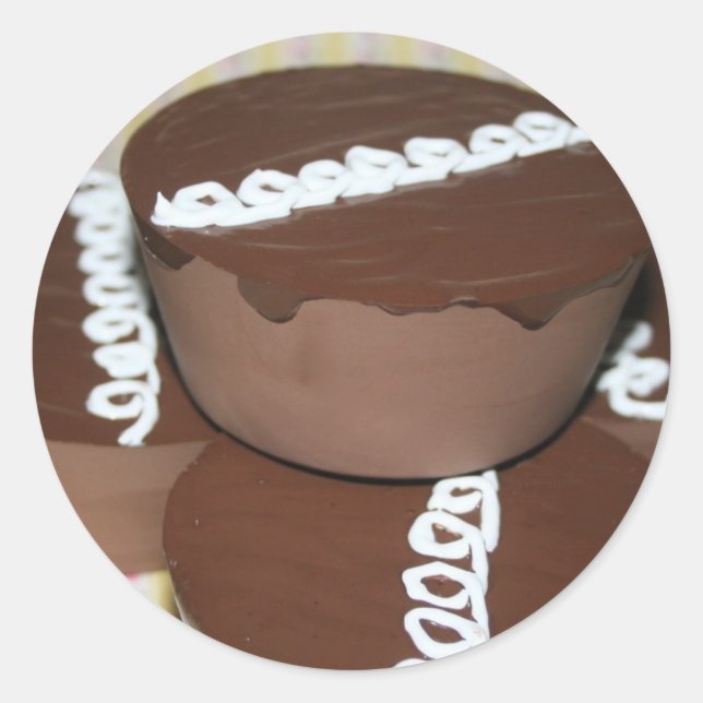 Retro Cupcakes Stickers (Front)